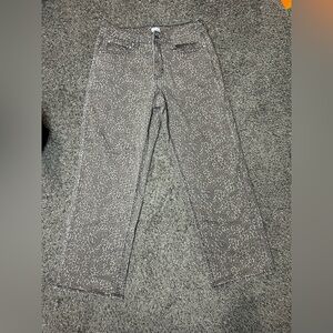 Chic Leopard Print Women's Baggy Jean